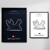 Affiche ou Tableau du Circuit de Formule 1 Losail International Circuit Doha Qatar