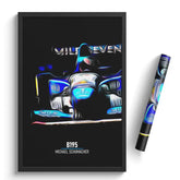 Affiche ou Tableau Benetton B195 Michael Schumacher Formule 1