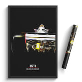 Affiche ou Tableau Ferrari 312T3 Gilles Villeneuve Formule 1