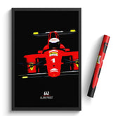 Affiche ou Tableau Ferrari 641 Alain Prost Formule 1
