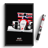 Affiche ou Tableau McLaren MP4 9 Mika Häkkinen Formule 1
