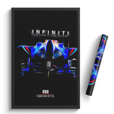 Affiche ou Tableau Red Bull RB8 Sebastian Vettel Formule 1