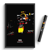 Affiche ou Tableau Red Bull RB18 Sergio Pérez Formule 1