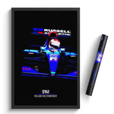 Affiche ou Tableau Simtech S941 Roland Ratzenberger Formule 1