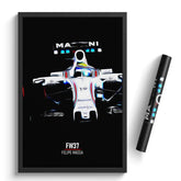 Affiche ou Tableau Williams FW37 Felipe Massa 2015 Formule 1