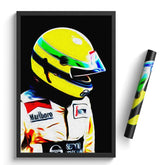 Affiche et Tableau Ayrton Senna Toleman 1984 Formule 1