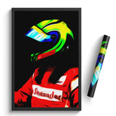 Affiche et Tableau Felipe Massa Ferrari 2011 Formule 1