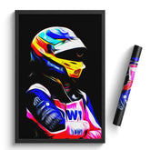 Affiche et Tableau Fernando Alonso Alpine 2022 Formule 1