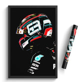 Affiche et Tableau George Russell Mercedes 2020 Formule 1