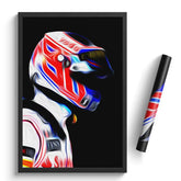 Affiche ou Tableau Jenson Button McLaren 2013 Formule 1