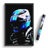 Affiche ou Tableau Valtteri Bottas Mercedes 2021 Formule 1