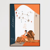 Tableau Personnalisé Signe Astrologique Lion Anastasy Helter
