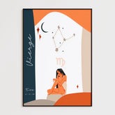 Tableau Personnalisé Signe Astrologique Vierge Anastasy Helter