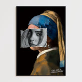 Affiche et Tableau Pop Art Girl with a Pearl Earring