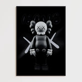 Affiche et Tableau Pop Art de Kaws Black and White