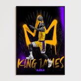 Affiche et Tableau Pop Art de Lebron King James