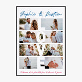 Affiche Personnalisée Couple Photo Love