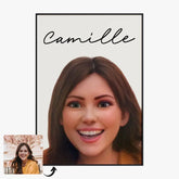 Tableau Portrait Personnalisé Avatar Miroir Magique