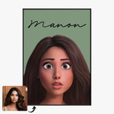 Tableau Portrait Personnalisé Avatar de fée