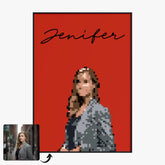 Tableau Portrait Personnalisé Pixel