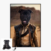 Tableau Animaux Portrait Personnalisé Han Solo