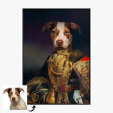 Tableau Animaux Portrait Personnalisé Renaissance Farquharson of Eastbury Dorset, 7th Hussars