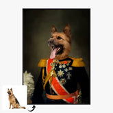 Tableau Animaux Portrait Personnalisé Renaissance Nicolas II de Russie