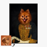 Tableau Animaux Portrait Personnalisé Renaissance Gwilym Lloyd George