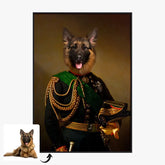 Tableau Animaux Portrait Personnalisé Renaissance Charles-Albert Roi de Sardaigne