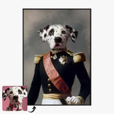 Tableau Animaux Portrait Personnalisé Renaissance Louis Philippe d'Orléans Duc d'Aumale