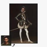 Tableau Homme Portrait Personnalisé Alexandre Farnèse