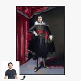 Tableau Homme Portrait Personnalisé Robert Rich 2e comte de Warwick