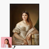 Tableau Personnalisé Portrait de Femme Marie-Christine de Savoie