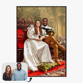 Tableau Personnalisé Portrait Photo Couple Happy Days par Frederic Soulacroix