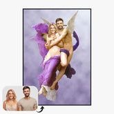 Tableau Personnalisé Portrait Photo Couple Royal Philippe V et Elisabeth Farnese, Roi et Reine d'espagne