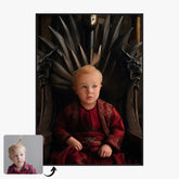 Tableau Personnalisé Photo Portrait Enfant Royal