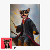 Tableau Personnalisé Portrait Animaux Sorcier Harry