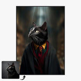 Tableau Personnalisé Portrait Animaux Sorcier Ron