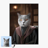 Tableau Personnalisé Portrait Animaux Sorcier Albus