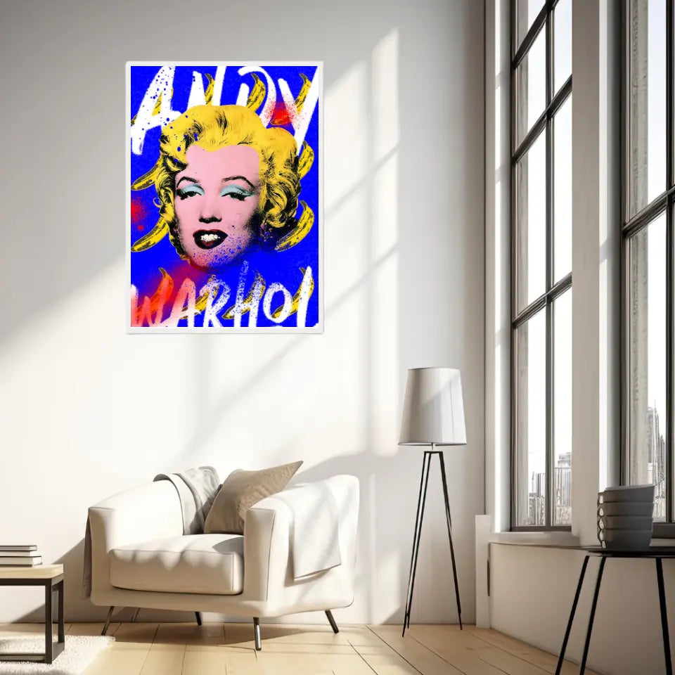 Affiche et Tableau Pop Art de Andy Warhol Marilyn Monroe