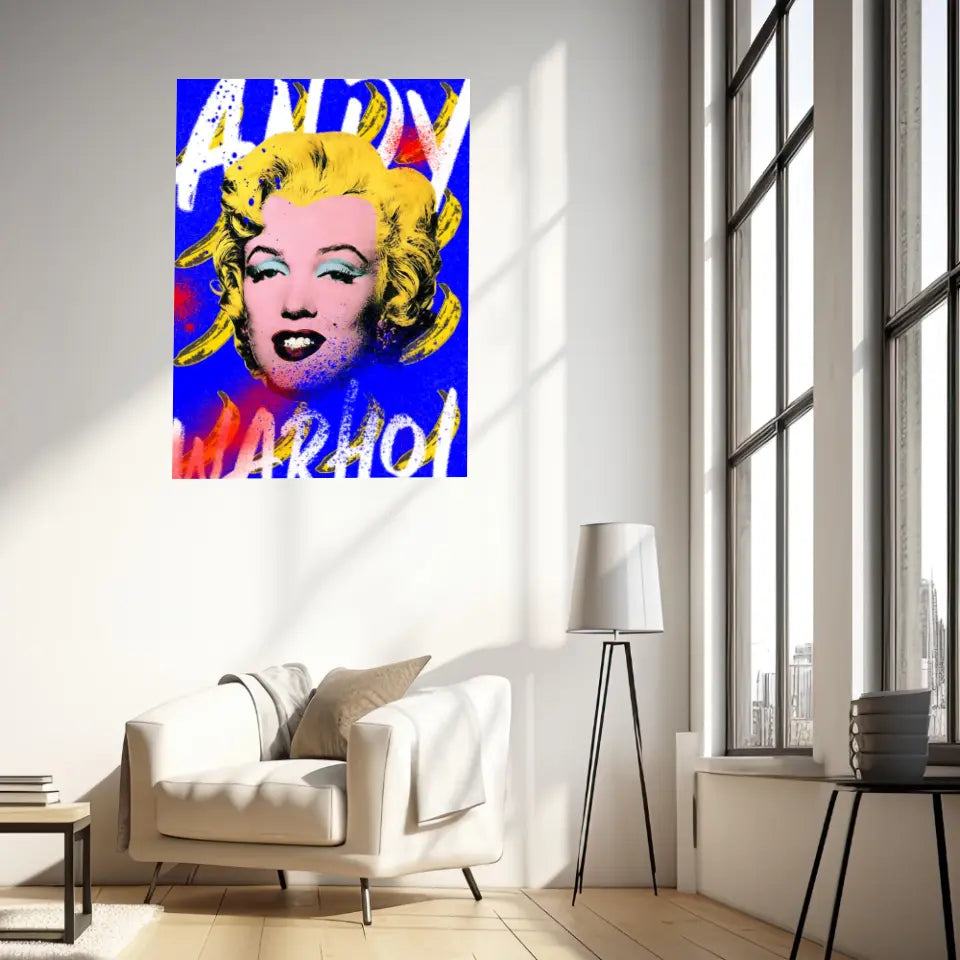 Affiche et Tableau Pop Art de Andy Warhol Marilyn Monroe