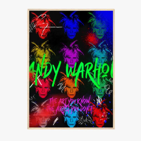 Affiche et Tableau Pop Art de Andy Warhol The Art