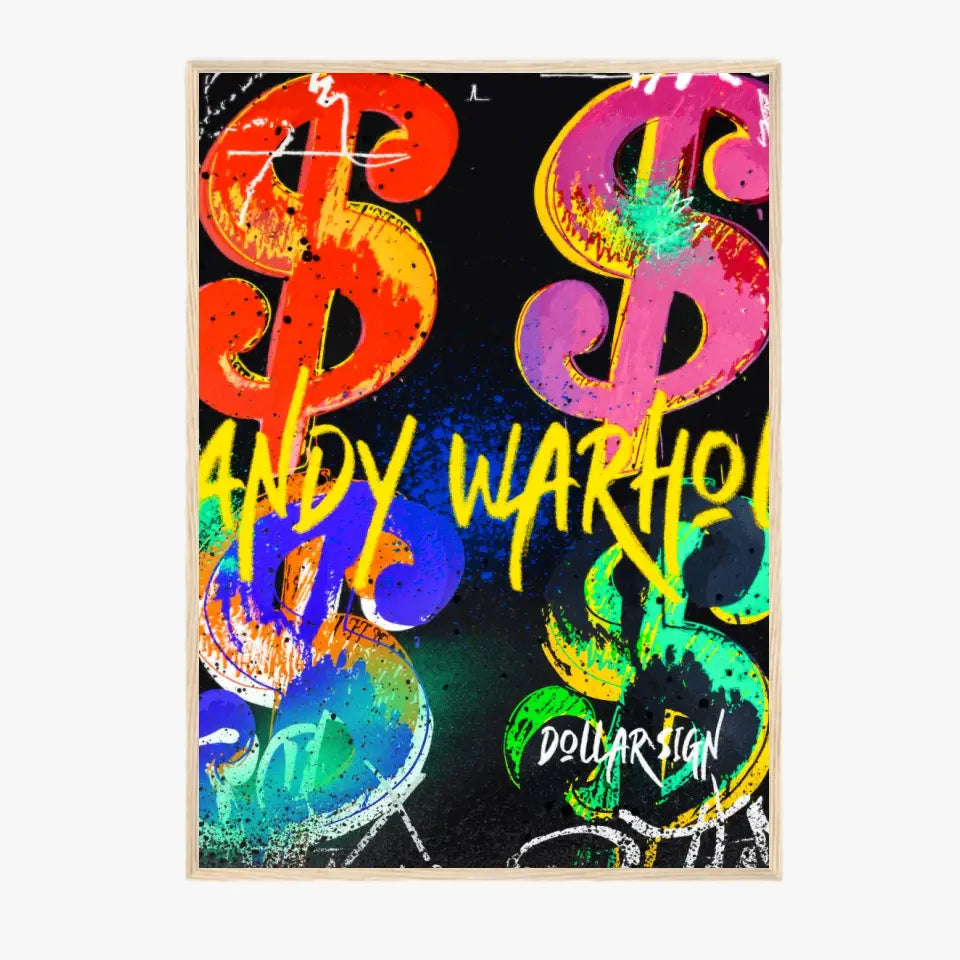 Affiche et Tableau Pop Art de Andy Warhol Dollars Signs