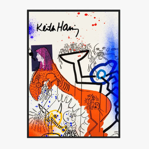 Affiche et Tableau Pop Art de Keith Haring Apocalypse 4