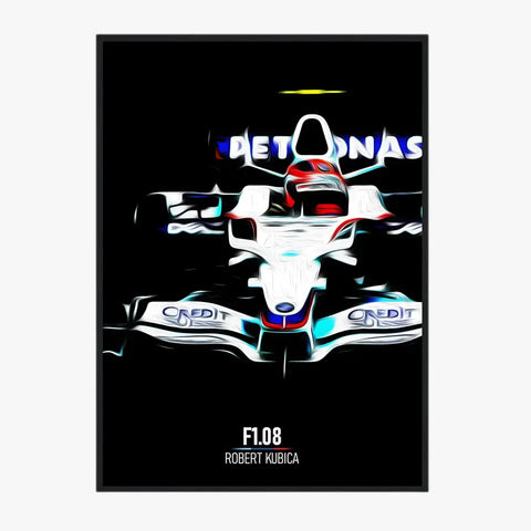 Affiche ou Tableau BMW Sauber F1.08 Robert Kubica Formule 1