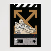 Affiche et Tableau Moderne Sneakers Nike Air Jordan 4 retro