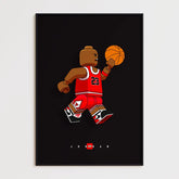 Affiche et Tableau Moderne Michael Jordan Lego