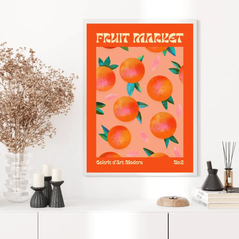 Affiche et Tableau Moderne Fruit Orange