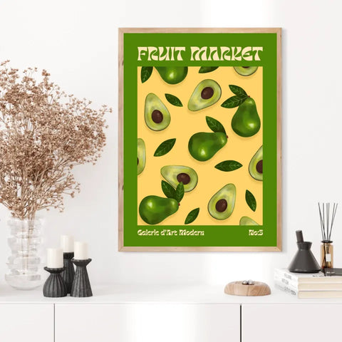 Affiche et Tableau Moderne Fruit Avocat