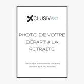 Tableau Photo Personnalisé Depart Retraite